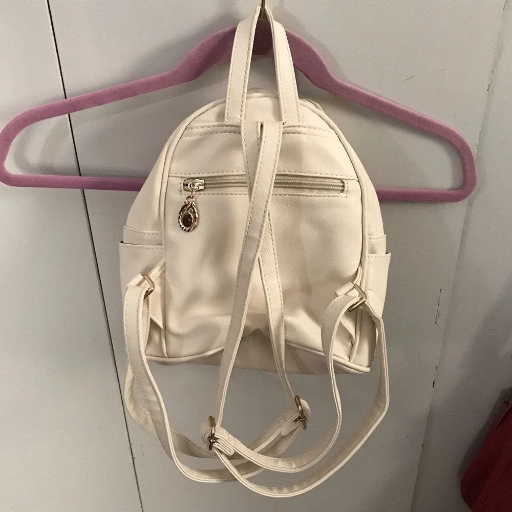 Ihayner‎ Small Ivory Bow knot Backpack Purse Bag